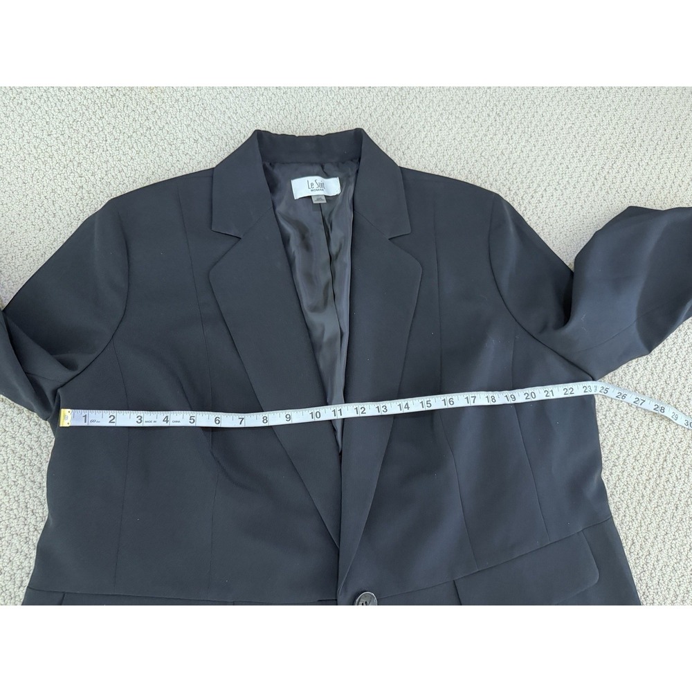 Le Suit women black 2- piece pants suits size 22W - Picture 6 of 15